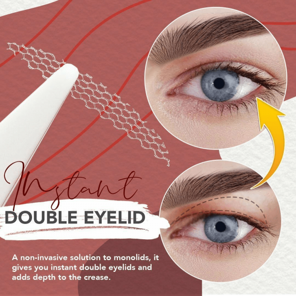 🔥Last Day Promotion 48% OFF🔥GLUE-FREE INVISIBLE DOUBLE EYELID STICKER