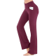 Women's High Waist Yoga Pants Bootcut Flare Leg Tummy Control  Quick Dry