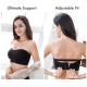 【Buy 2 Free Shipping】Plus Size Sexy Removable Strap Invisible Push Up Bra